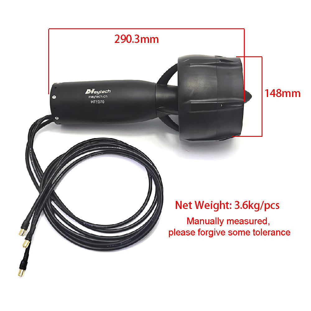 8KW 58.5Kgf Efoil Kit Maytech 30-48V MTED70 Waterproof Motor With Propeller + 300A 32Bit ESC + 1905WF Remote + MTS2009AS Switch + 12V 30W Water Pump