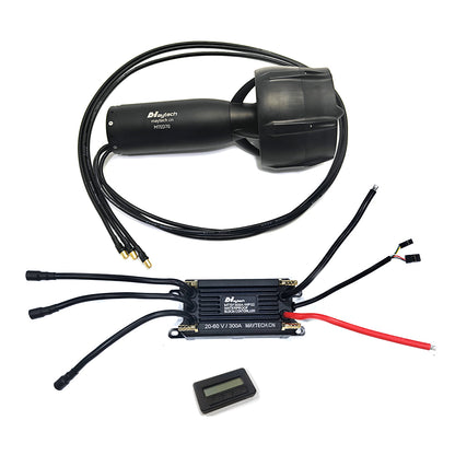 8KW 58.5Kgf Efoil Kit Maytech 30-48V MTED70 Waterproof Motor With Propeller + 300A 32Bit ESC + 1905WF Remote + MTS2009AS Switch + 12V 30W Water Pump
