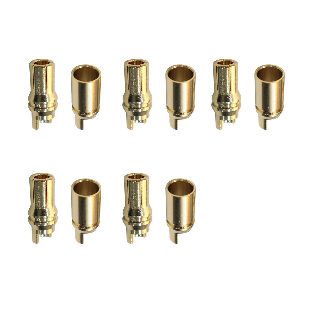 10mm Bullet Female Male Connectors Gold Plated Copper Connector Semicircle Golden Connector for RC Battery ESC Motor