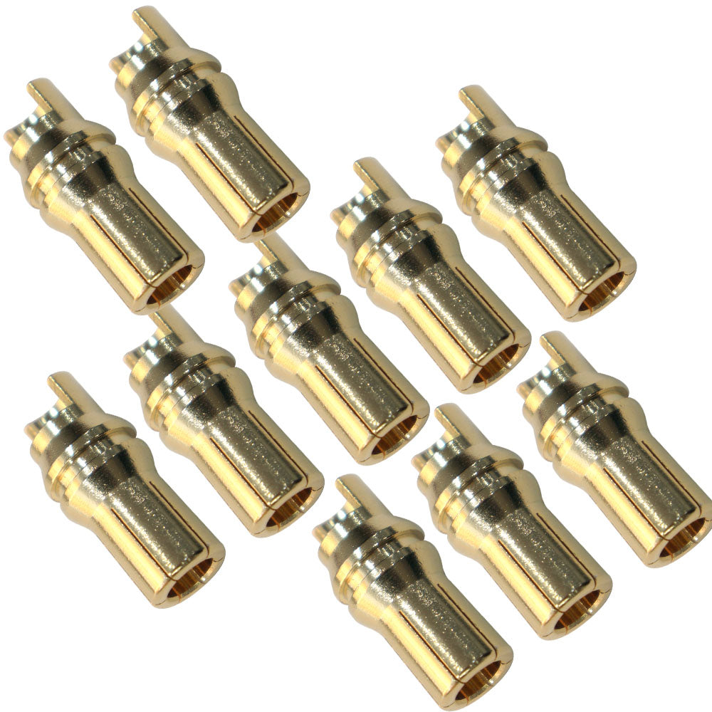 10mm Bullet Female Male Connectors Gold Plated Copper Connector Semicircle Golden Connector for RC Battery ESC Motor