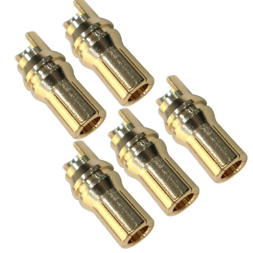 10mm Bullet Female Male Connectors Gold Plated Copper Connector Semicircle Golden Connector for RC Battery ESC Motor