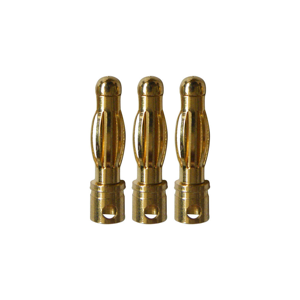 Amass 4.0mm 4mm Gold Banana Bullet Connector Plug Male Female for RC Battery ESC Motor