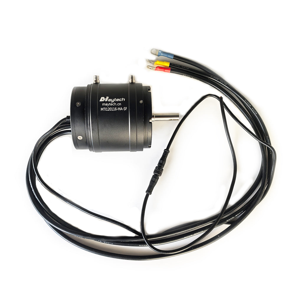 Maytech 120116 Brushless Inrunner Motor for Efoil/Esurf/Hydrofoil Powerful Engine with Water-cooling Fully wateproof