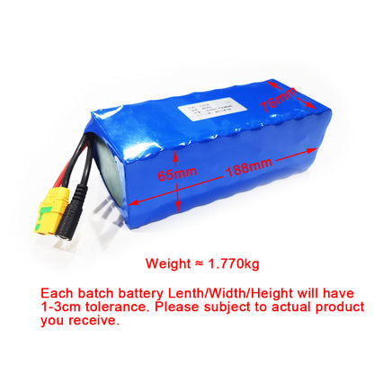 12.6Ah 8S3P 29.6V Battery Pack And Charger for Electric SUP Efoil DIY Electric Foil Assist