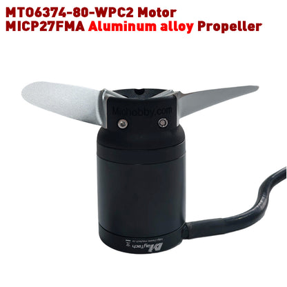 Foil Assist Motor 6374 150KV 80KV Fully Waterproof Brushless Motor for Underwater Thruster Electric SUP Efoil DIY Electric Foil