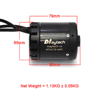 New Efoil Motor 6579 110KV Fully Waterproof Brushless Motor for Electric SUP Efoil DIY Electric Foil
