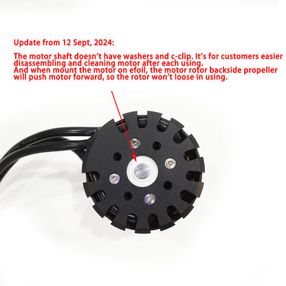 New Efoil Motor 6579 110KV Fully Waterproof Brushless Motor for Electric SUP Efoil DIY Electric Foil