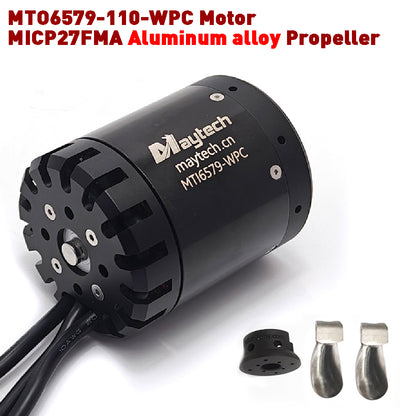 (In Stock!) MICHOBBY Efoil Propeller Two Blade Propeller Folding Propeller Plastic / Aluminum alloy / Titanium alloy Propeller for Maytech 6374 6384  6579 Waterproof Motor DIY Electric Foil SUP Kayak Assist Kit