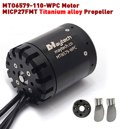 (In Stock!) MICHOBBY Efoil Propeller Two Blade Propeller Folding Propeller Plastic / Aluminum alloy / Titanium alloy Propeller for Maytech 6374 6384  6579 Waterproof Motor DIY Electric Foil SUP Kayak Assist Kit