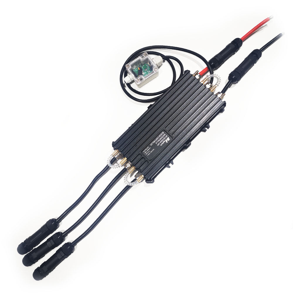 60V 111KG Thrust Electric Jetpump Kit MTWJ20KW Electric Waterjet 500A ESC Remote for Electric Jet Tender Electric Yachts Boats Catamarans