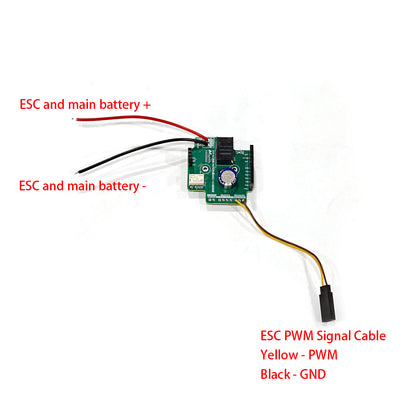 Maytech Receiver Adapter UBEC Board 5V UBEC For MTSKR2005WF Esk8 and MTSKR1905WF Esurf Efoil Remote Receivers