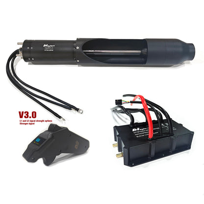 MTWJ10KW Jet Kit Max 13KW 84V Water Jet Motor + 300A ESC + Remote/Throttle for Electric JetSki Jetboard Jetsurf