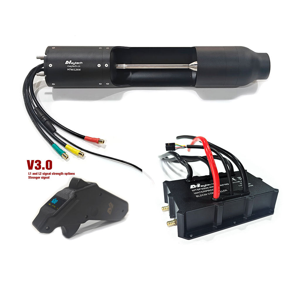 MTWJ12KW Jet Kit Max 80V Electric Jetsurf Kit Maytech Electric Water Jet Pump With Waterproof ESC Remote Kit For Electric JetSki Jet Kayak Jetboard