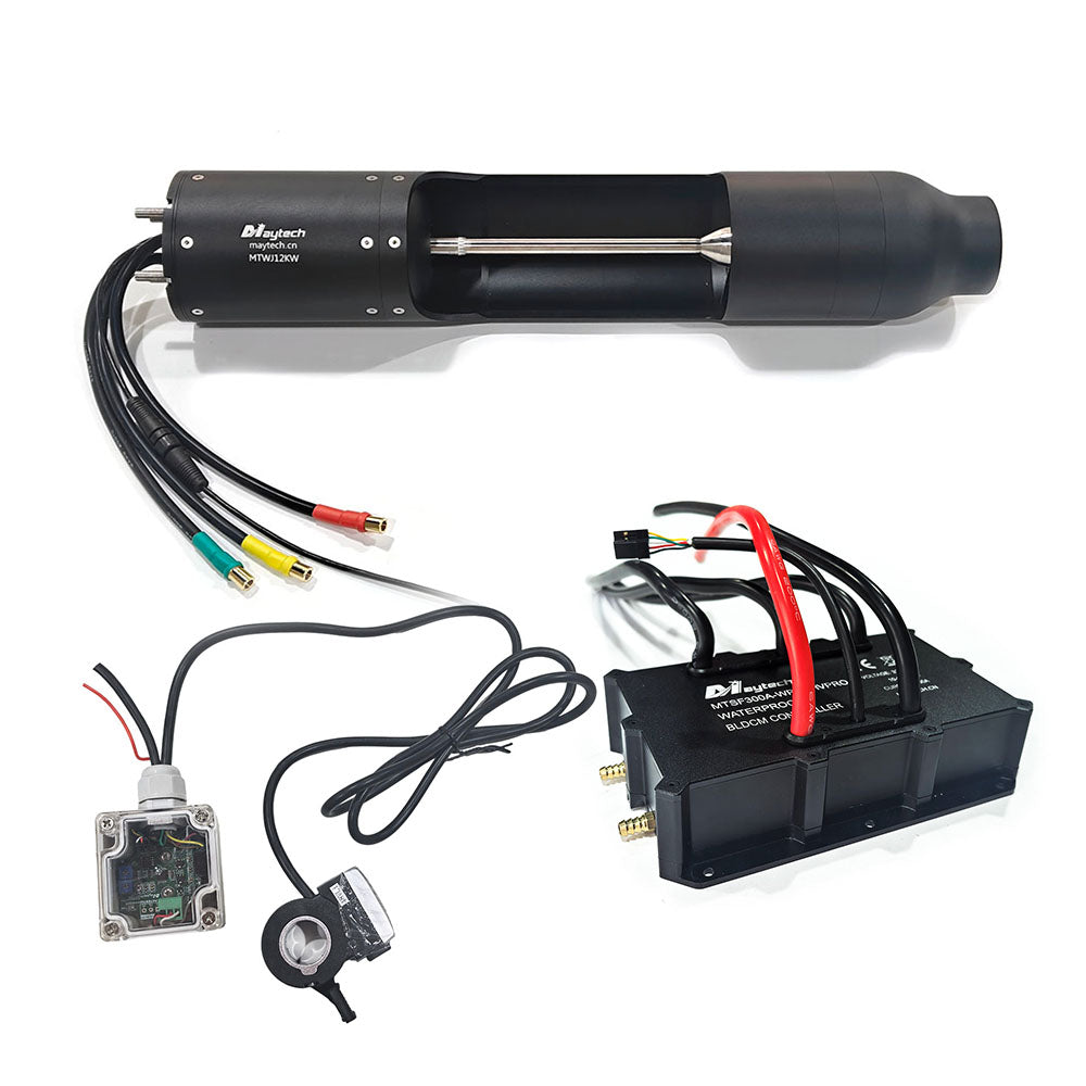 MTWJ12KW Jet Kit Max 80V Electric Jetsurf Kit Maytech Electric Water Jet Pump With Waterproof ESC Remote Kit For Electric JetSki Jet Kayak Jetboard