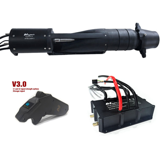 15KW Electric Jetpump Kit MTWJ15KW Electric Waterjet 300A ESC Remote For Electric Jetski Surfboard Boat Water Go-Kart