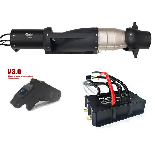 20KW Electric Jetpump Kit MTWJ20KW Electric Waterjet 300A ESC Remote for Electric Jet Tender Electric Yachts Boats Catamarans