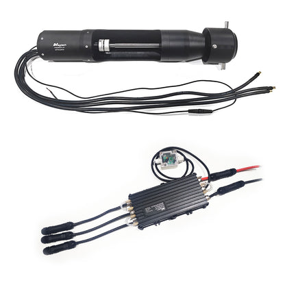 60V 111KG Thrust Electric Jetpump Kit MTWJ20KW Electric Waterjet 500A ESC Remote for Electric Jet Tender Electric Yachts Boats Catamarans