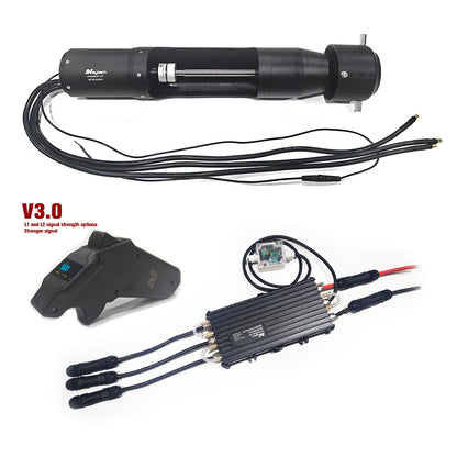 60V 111KG Thrust Electric Jetpump Kit MTWJ20KW Electric Waterjet 500A ESC Remote for Electric Jet Tender Electric Yachts Boats Catamarans