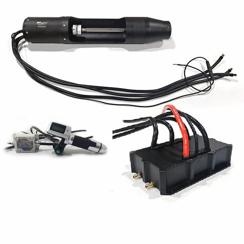 20KW Electric Jetpump Kit MTWJ20KW Electric Waterjet 300A ESC Remote for Electric Jet Tender Electric Yachts Boats Catamarans