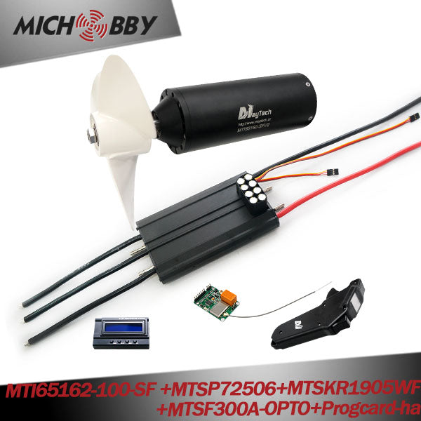 Maytech Efoil Kit with MTI65162 Motor + 300A Splash waterproof ESC + 1905WF Remote + Progcard