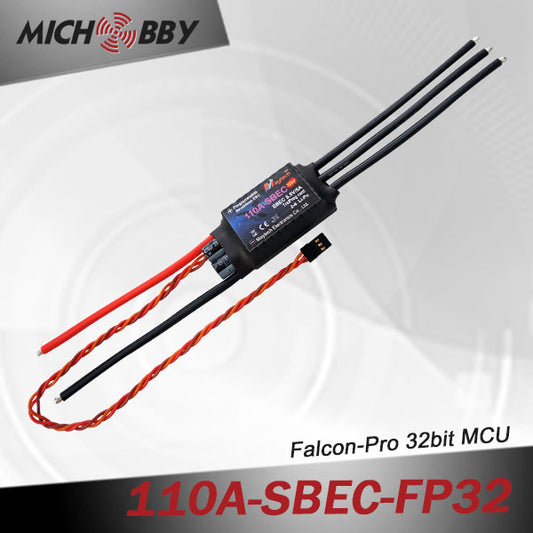 110A 6S FP Brushless ESC 32bit Speed Controller for RC Airplanes MT110A‐SBEC‐FP32