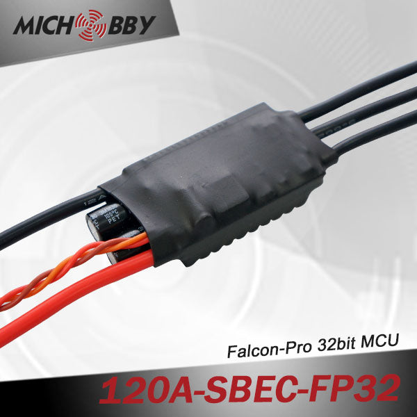 120A 8S FP Brushless ESC 32bit Speed Controller for RC Airplanes MT120A‐SBEC‐FP32