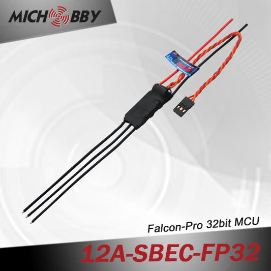 12A 3S FP Brushless ESC 32bit Speed Controller for RC Airplanes MT12A‐SBEC‐FP32