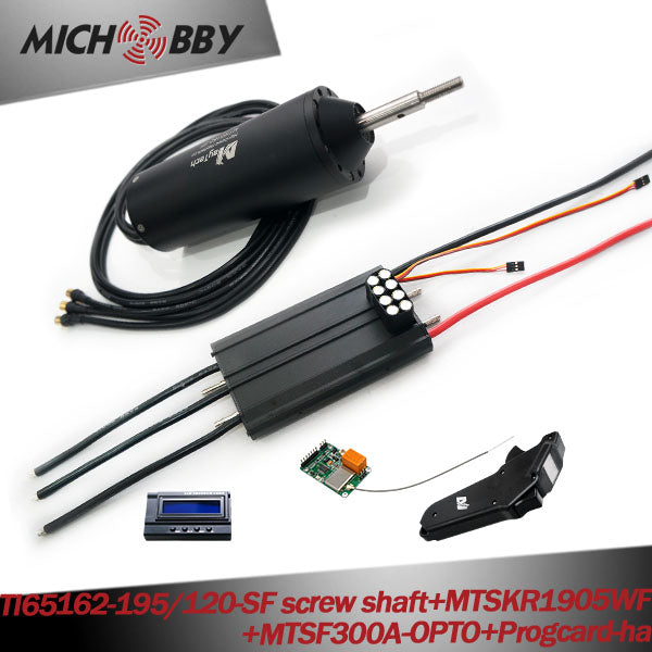 Maytech Efoil Kit with MTI65162 Motor + 300A Splash waterproof ESC + 1905WF Remote + Progcard