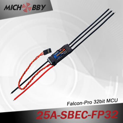 25A 4S FP Brushless ESC 32bit Speed Controller for RC Airplanes MT25A‐SBEC‐FP32