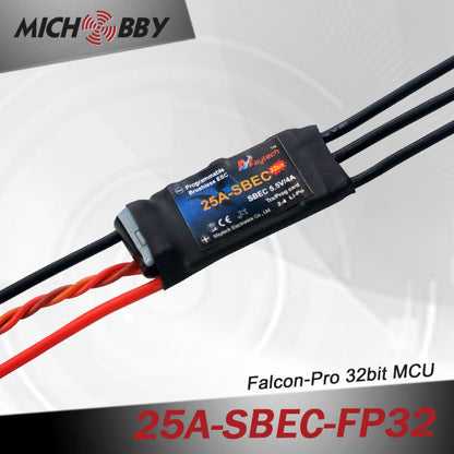 25A 4S FP Brushless ESC 32bit Speed Controller for RC Airplanes MT25A‐SBEC‐FP32