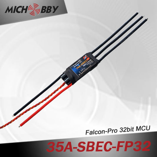 35A 4S FP Brushless ESC 32bit Speed Controller for RC Airplanes MT35A‐SBEC‐FP32