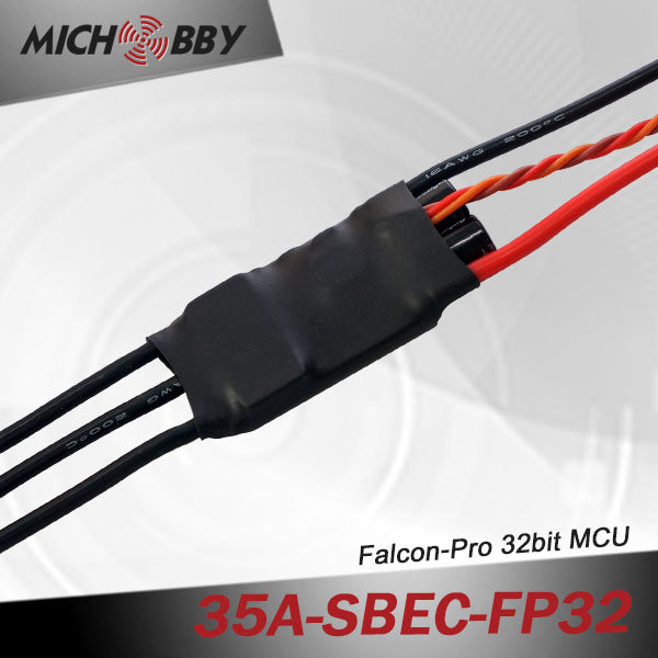 35A 4S FP Brushless ESC 32bit Speed Controller for RC Airplanes MT35A‐SBEC‐FP32