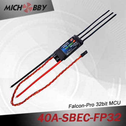 40A 6S FP Brushless ESC 32bit Speed Controller for RC Airplanes MT40A‐SBEC‐FP32
