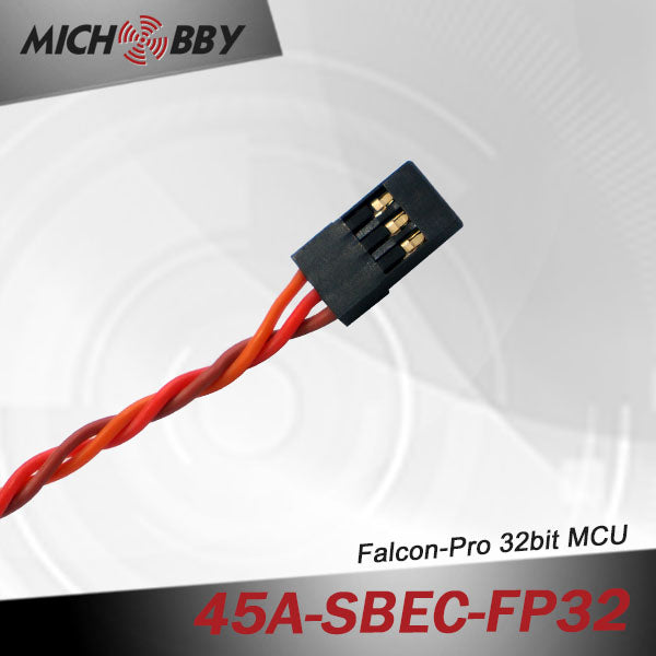 45A 6S FP Brushless ESC 32bit Speed Controller for RC Airplanes MT45A‐SBEC‐FP32