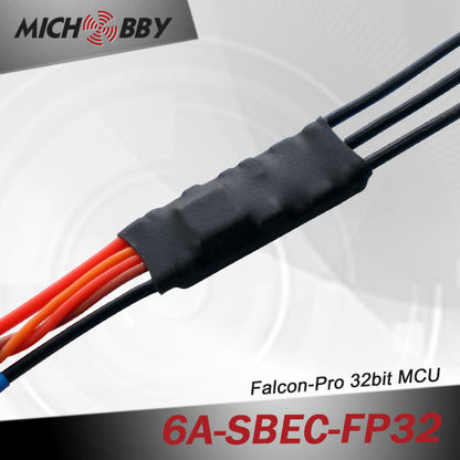 6A 2S FP Brushless ESC 32bit Speed Controller for RC Airplanes MT6A‐SBEC‐FP32