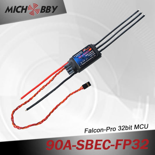 90A 6S FP Brushless ESC 32bit Speed Controller for RC Airplanes MT90A‐SBEC‐FP32