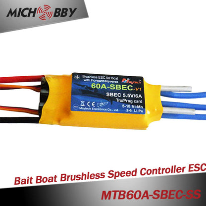 Bait Boat Motor ESC Kit 3548 790KV Dual Brushless Motors Dual 60A ESCs For Carp fishing