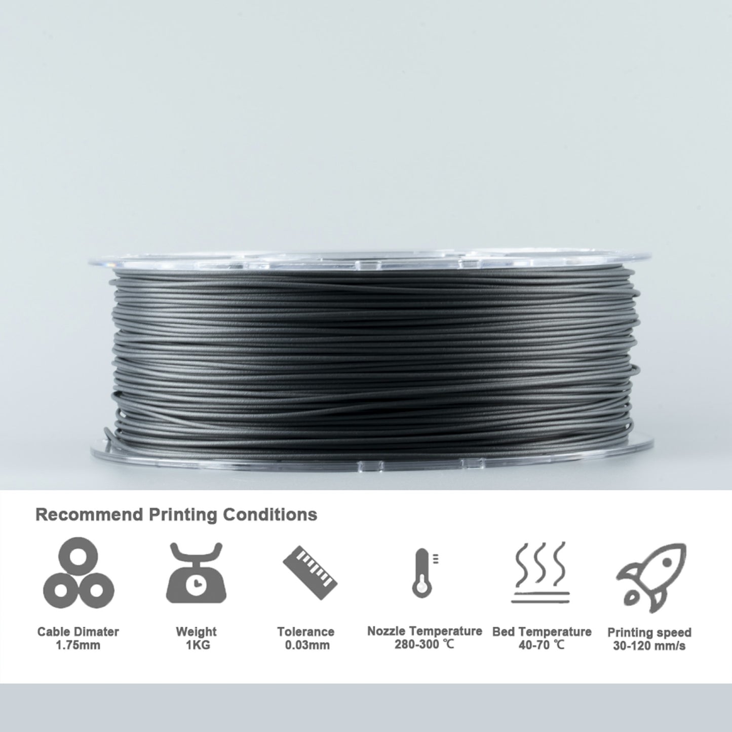 MAR EasePA12-CF Nylon 12 Carbon Fiber Reinforced 3D Printing Materials