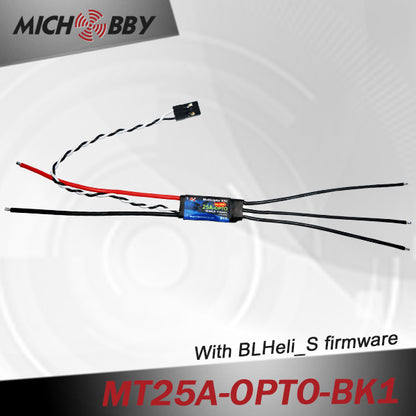 25A Brushless ESC BLHeli_S Firmware Speed controller for Multicopters Drones MT25A-OPTO-BK1/BK2