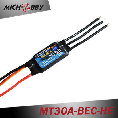 30A 3S ESC Brushless Electric Speed Controller for RC Airplanes Helicopters MT30A-BEC-HE