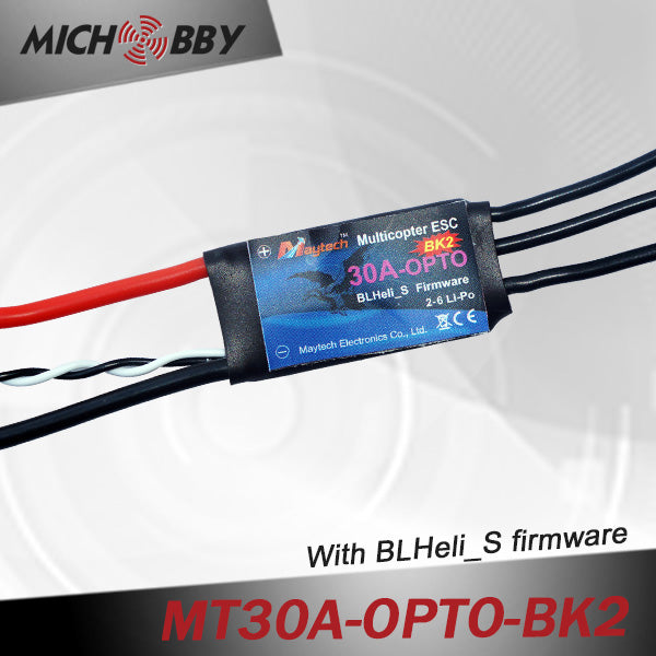 30A Brushless ESC BLHeli_S Firmware Speed controller for Multicopters Drones MT30A-OPTO-BK1/BK2