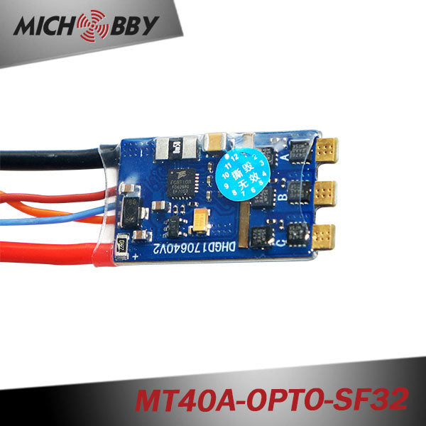 40A Brushless ESC BLHeli_32 mini ESC for multicopters drones MT40A-OPTO-SF32