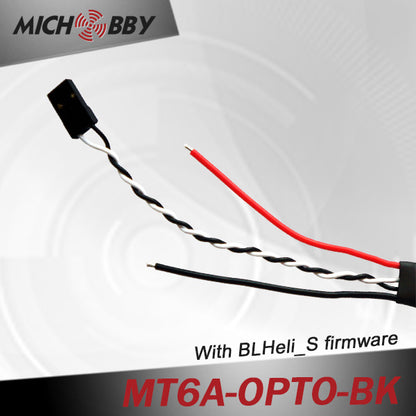 6A Brushless ESC BLHeli_S Firmware Speed controller for Multicopters Drones MT6A-OPTO-BK