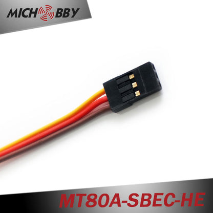 80A 6S ESC Brushless Electric Speed Controller for RC Airplanes Helicopters MT80A-SBEC-HE