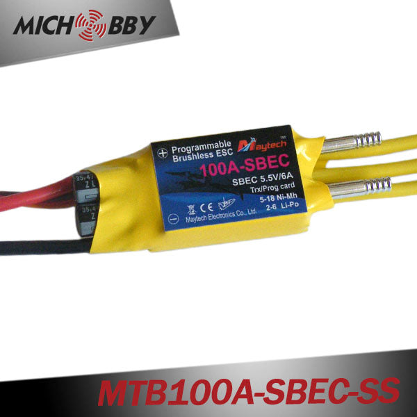 MTB100A-SBEC-SS 100A 6S  rc boat ESC brushless electronic speed control for rc watercraft boat motor DIY Baitboat