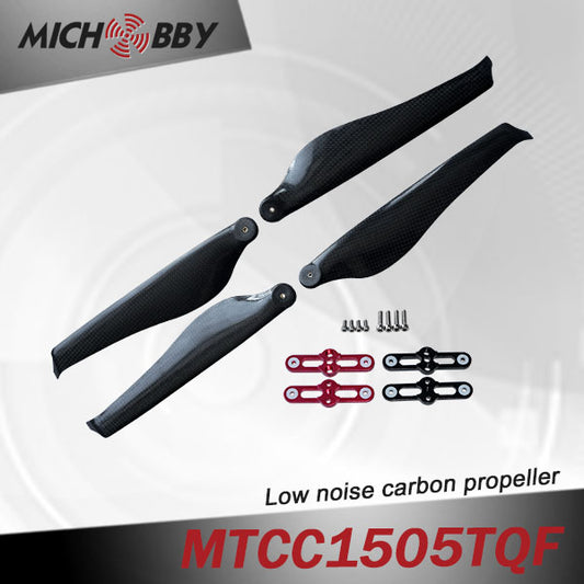In Stock! Maytech Low noise MTCC1505TQF 15inch carbon fiber balsa wood Composite propeller quiet propeller for multicotper