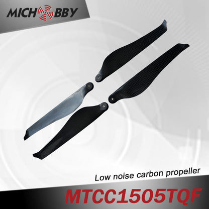 In Stock! Maytech Low noise MTCC1505TQF 15inch carbon fiber balsa wood Composite propeller quiet propeller for multicotper