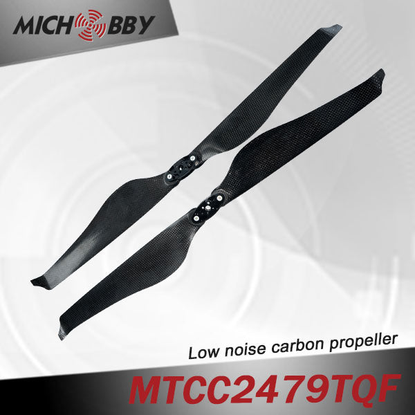 In Stock! Maytech Low noise MTCC2479TQF 24inch carbon fiber balsa wood Composite propeller for agricultural drones aerial photography