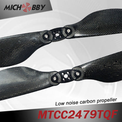 In Stock! Maytech Low noise MTCC2479TQF 24inch carbon fiber balsa wood Composite propeller for agricultural drones aerial photography