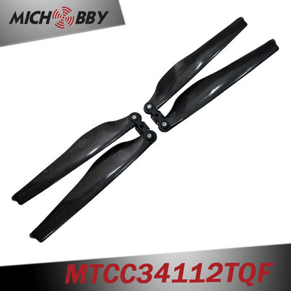 In Stock! Maytech Low noise MTCC34112TQF 34inch carbon fiber balsa wood Composite propeller for agricultural drones aerial photography
